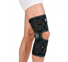 Ортез коленного сустава неопреновый, шарнирный, с регул. углом сгиба - Алком 4032