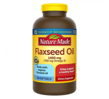 Nature Made Flaxseed Oil 1400mg - Льняное масло 1400мг (300 табл.)
