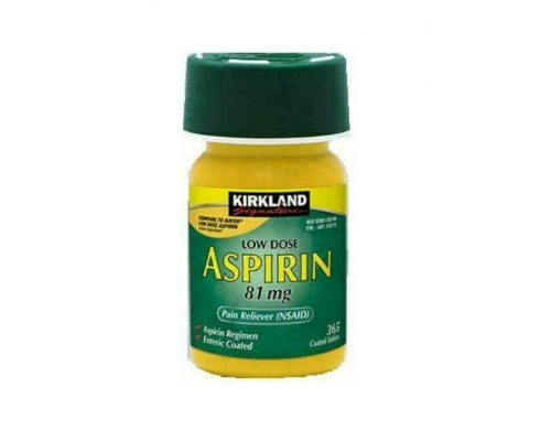 Kirkland Aspirin Low Dose 81 mg - Аспирин (365 табл.)