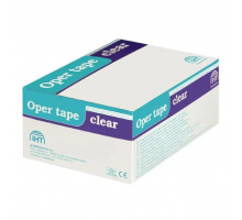 Oper Tape Clear 5см х 5м - Микроперфорированная прозрачная хирургическая лента на полиэт. основе