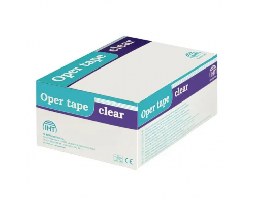 Oper Tape Clear 5см х 5м - Мікроперфорована прозора хірургічна стрічка на поліет. основі