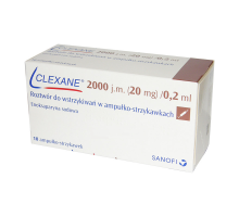 Клексан (Clexane) 2000 j.m. (20 mg) / 0,2 ml